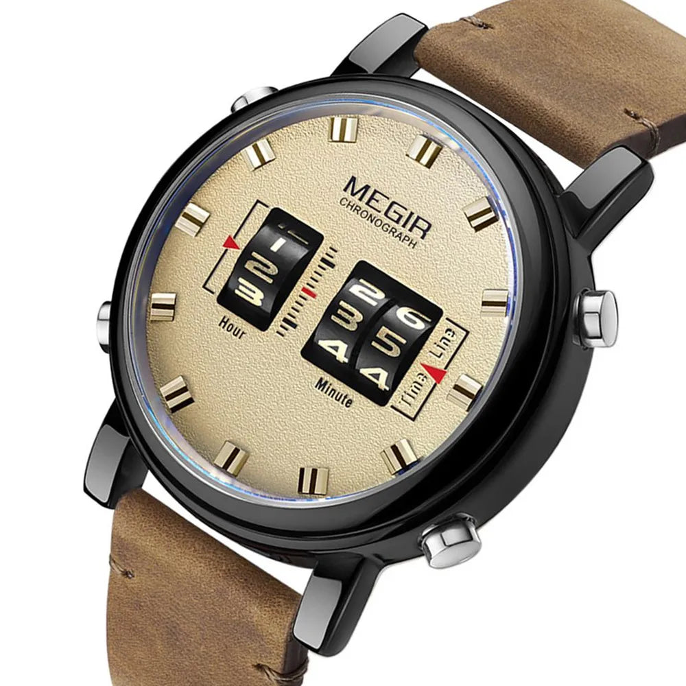 Montre de Luxe à Roulette pour Hommes (Drum Roller)