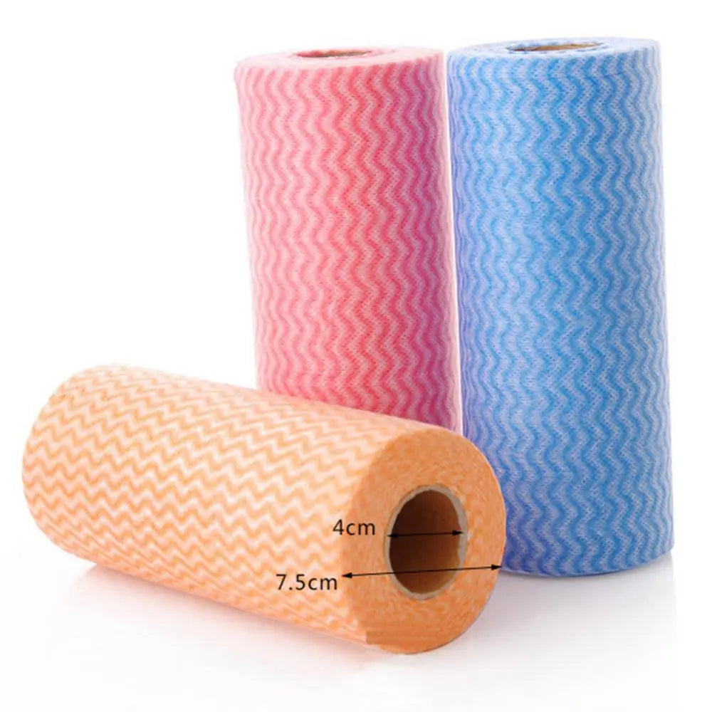 Rouleau de Chiffons de Nettoyage Jetables - 50Pcs