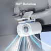 Ventilateur de voiture portatif Hipacool 360° Rotatable