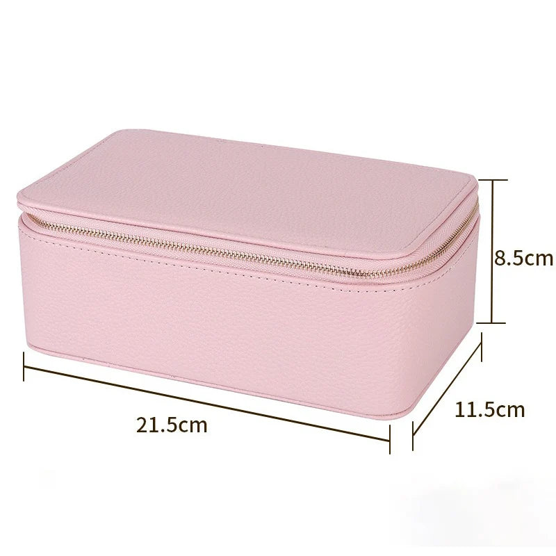 Boîte de Rangement Voyage pour Bijoux - Avec Sac Séparé