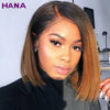 Perruque Bob Ombre Brown Remy