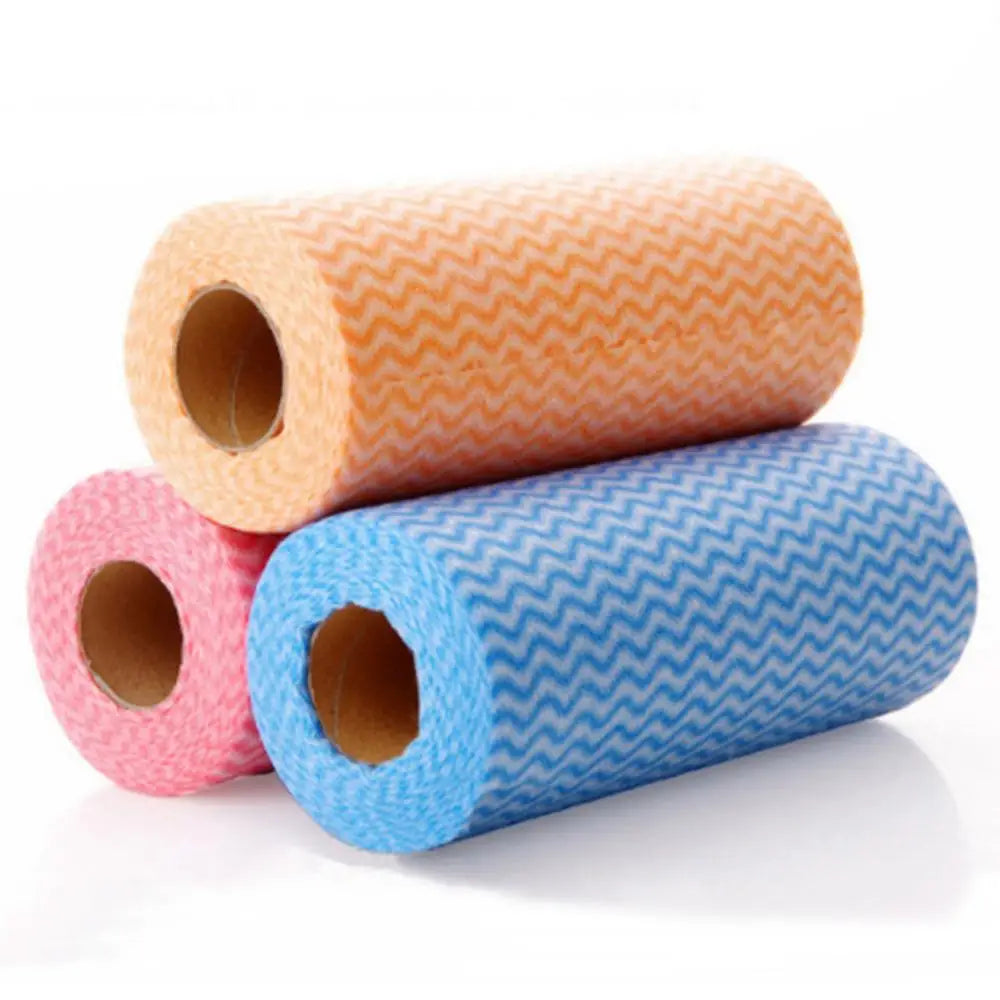Rouleau de Chiffons de Nettoyage Jetables - 50Pcs