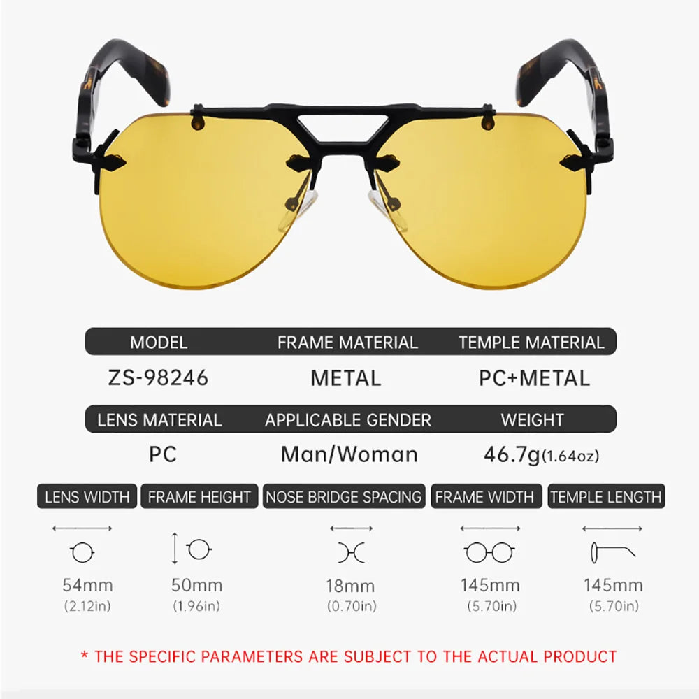 Nouvelles Lunettes de Soleil Élégantes pour Hommes