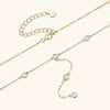 Collier Dazzle en ( Argent, Or )sterling 925 avec Moissanite