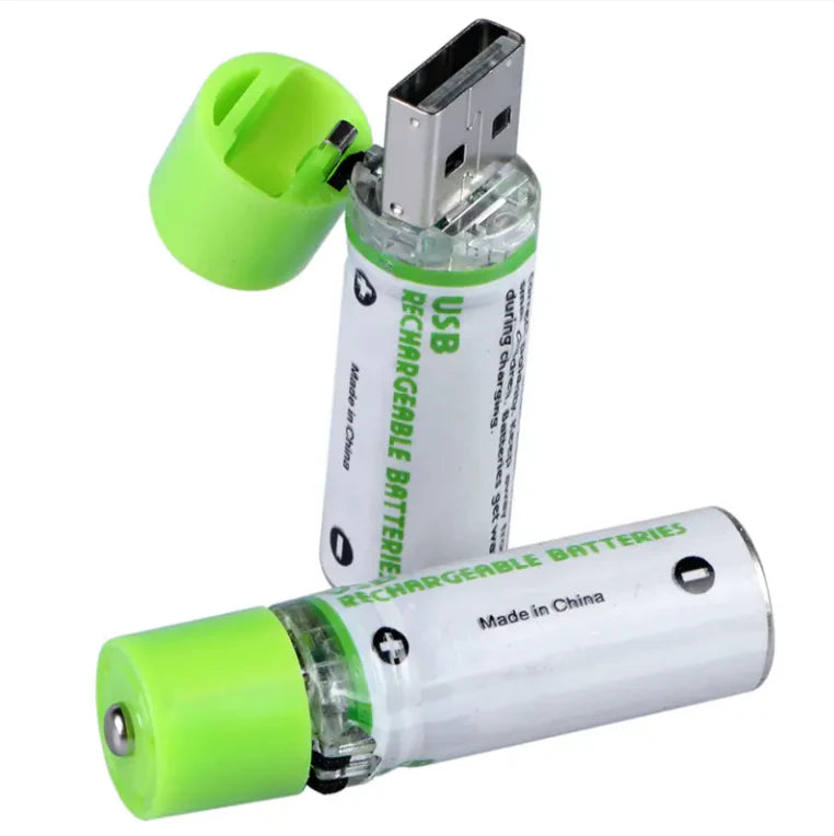4 Piles rechargeables Ni-MH AA 1,5 V – écologiques et durables