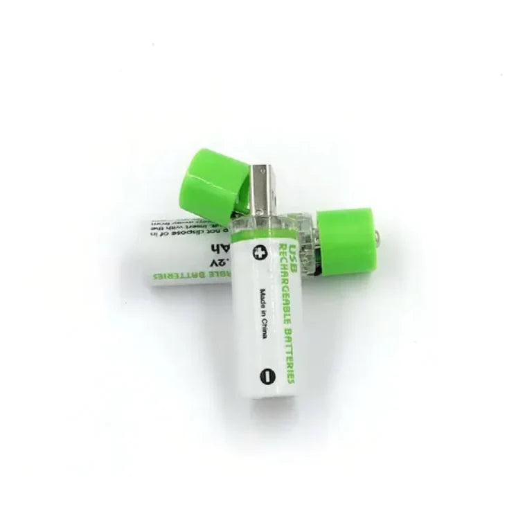 4 Piles rechargeables Ni-MH AA 1,5 V – écologiques et durables
