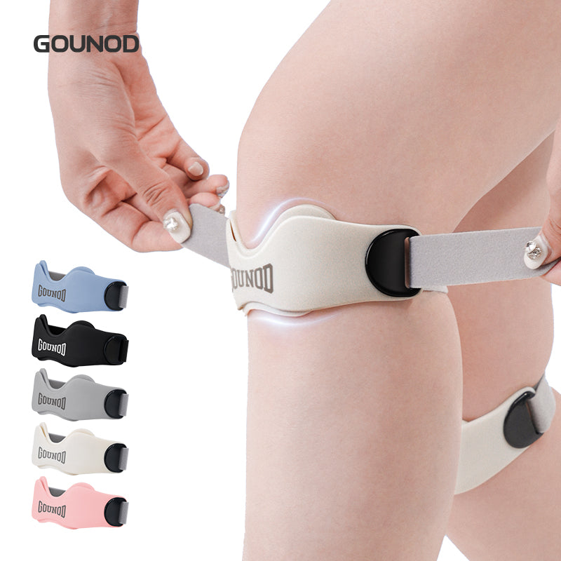 Genouillère Sportive Ajustable & Respirante - La paire