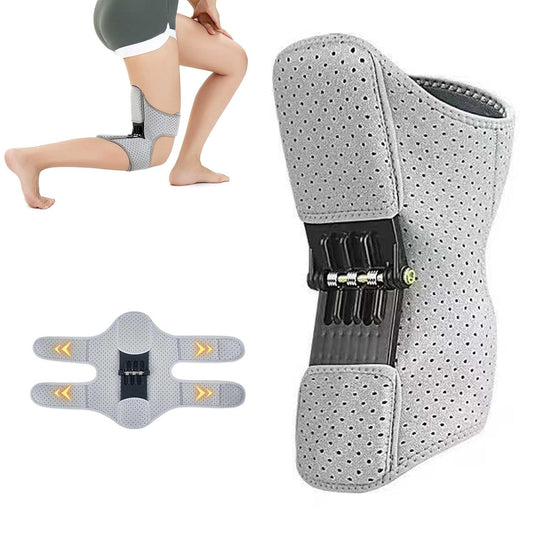Genouillère Stabilisatrice Ajustable à Ressort - Protégez et Soutenez Vos Genoux