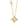 Collier Pendentif Vintage Italien à Quatre Feuilles