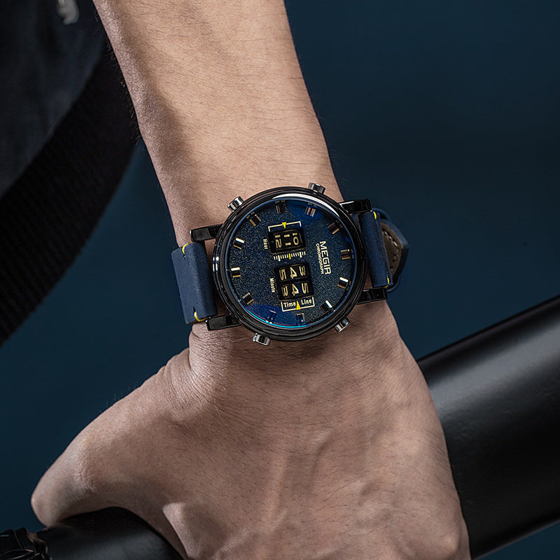 Montre de Luxe à Roulette pour Hommes (Drum Roller)