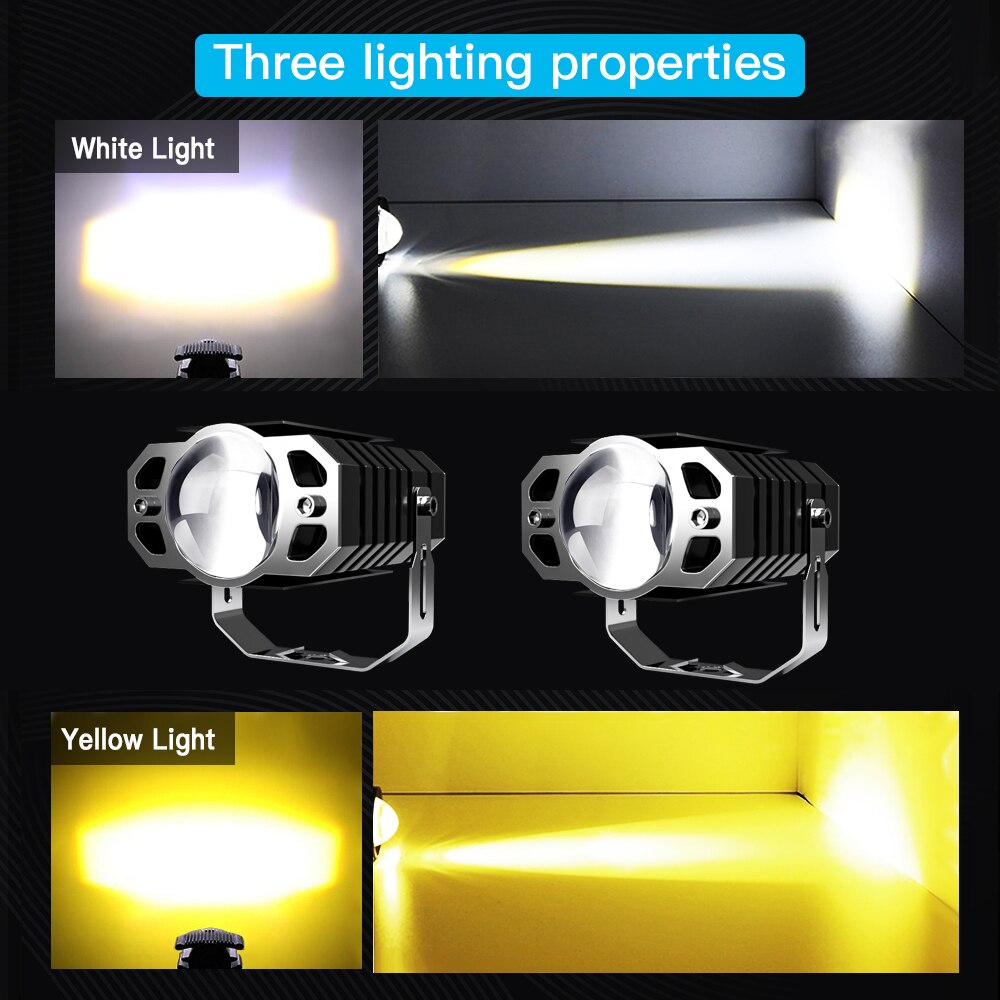 Super Lumière LED Pour Voiture/Moto: Illuminez Votre Parcours
