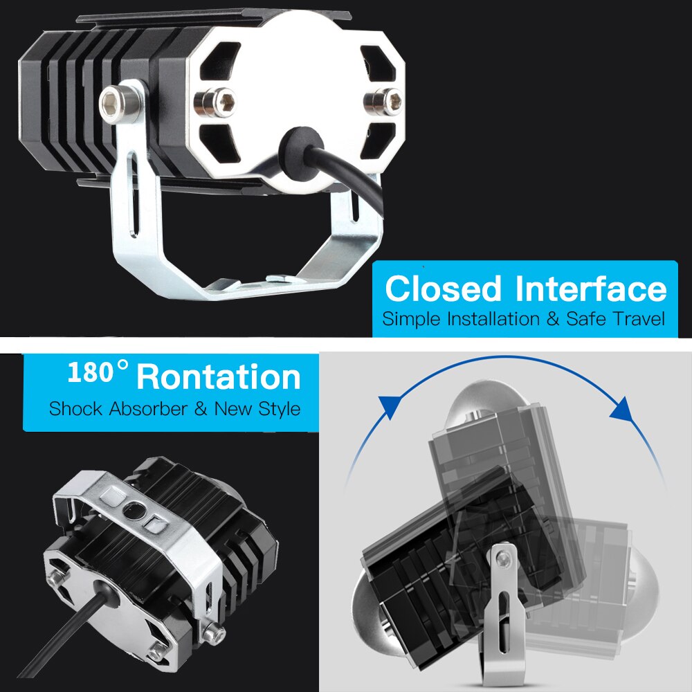 Super Lumière LED Pour Voiture/Moto: Illuminez Votre Parcours