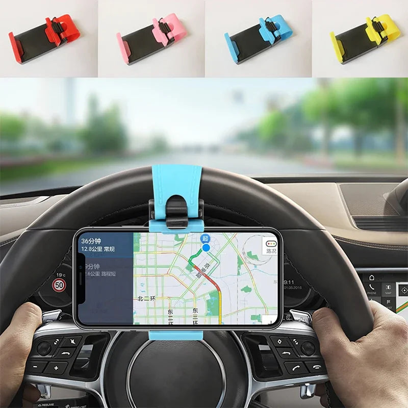 Support universel pour téléphone de volant de voiture