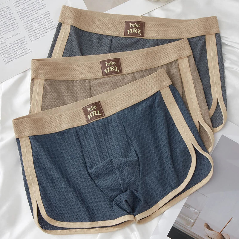Boxers Respirant; Confort et Fraicheur : Lot de 3 Pièces