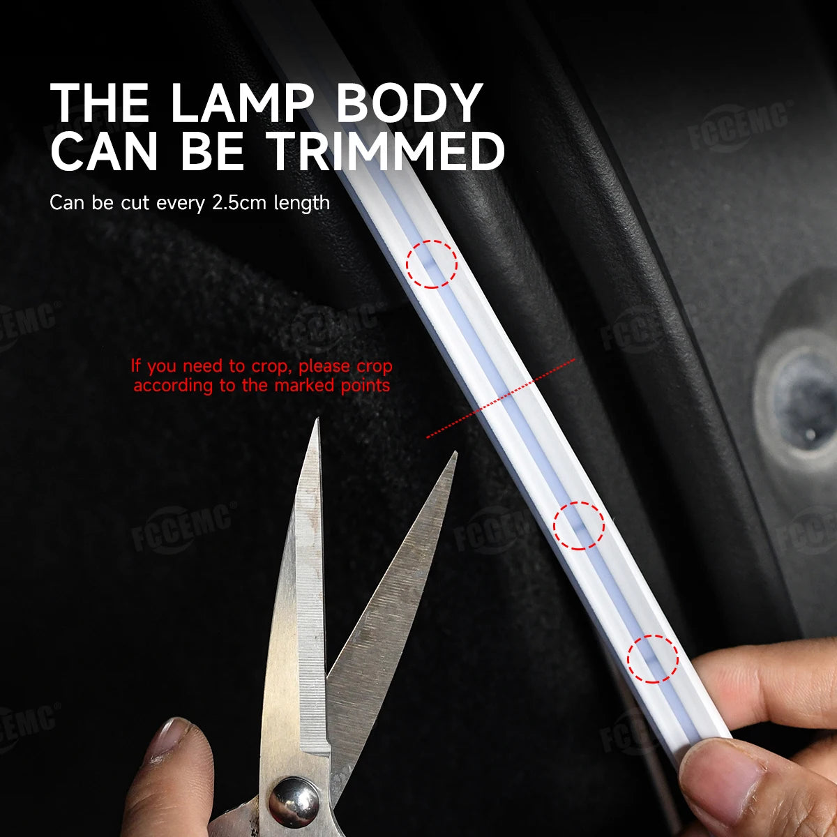 Lumière d'ambiance LED pour coffre de voiture