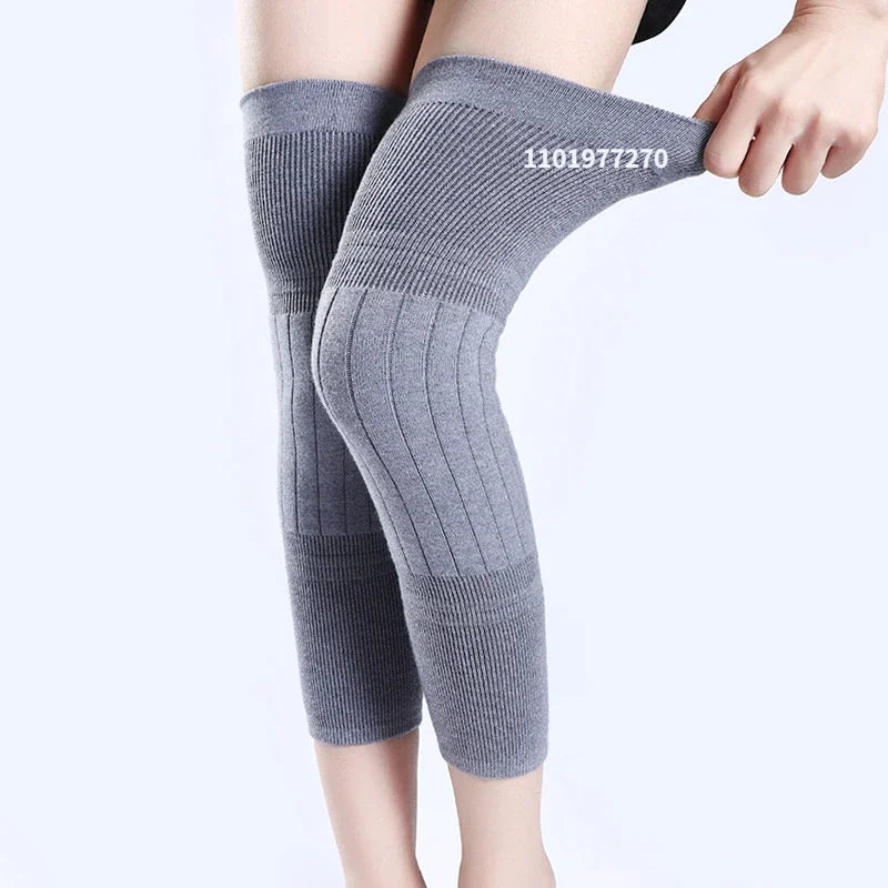 Jambières thermiques longues doublées de laine et de cachemire
