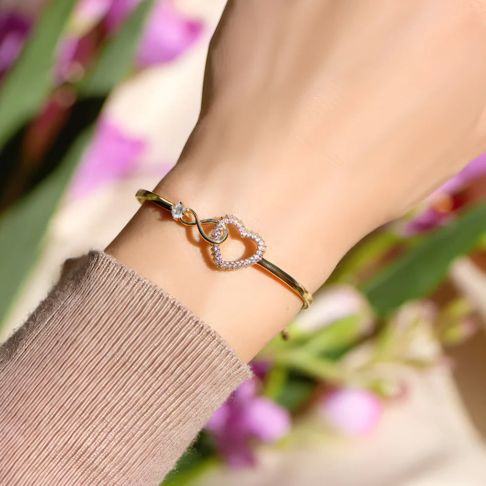 Bracelet Coeur Infini