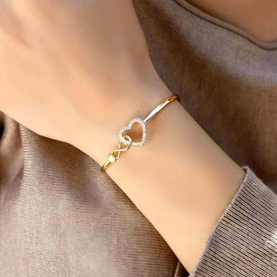 Bracelet Coeur Infinity