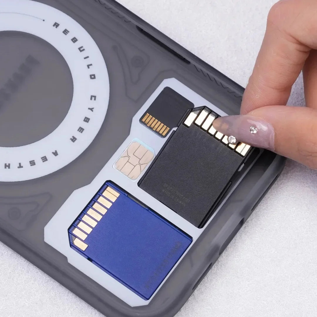 Peakzooc Coque de Téléphone Personnalisée et Multifonctionnelle pour iPhone et Samsung