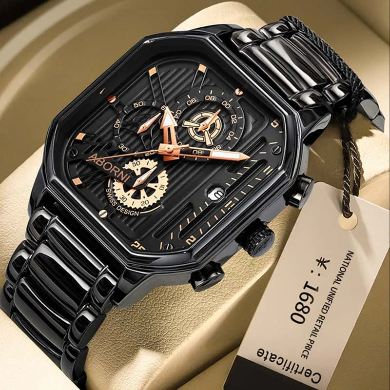 Montre Multifonction Lumineuse, Tendance et Imperméable