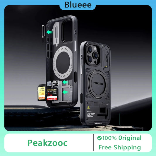 Peakzooc Coque de Téléphone Personnalisée et Multifonctionnelle pour iPhone et Samsung