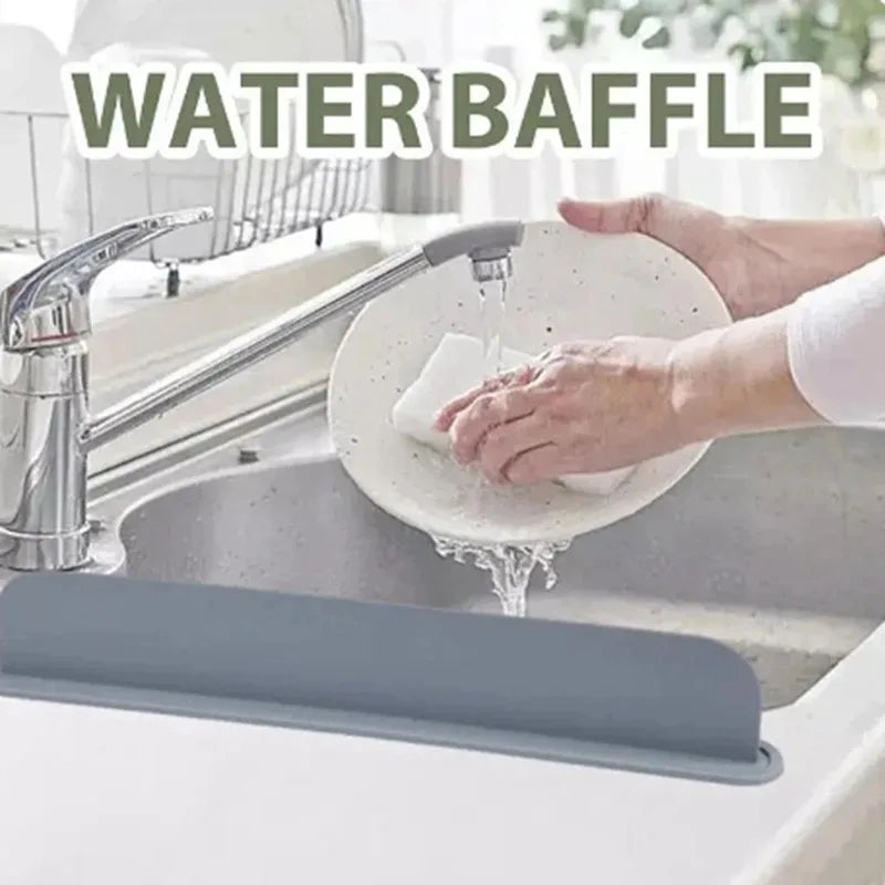 Garde-Eclaboussures de Lavabo Réutilisable en Silicone