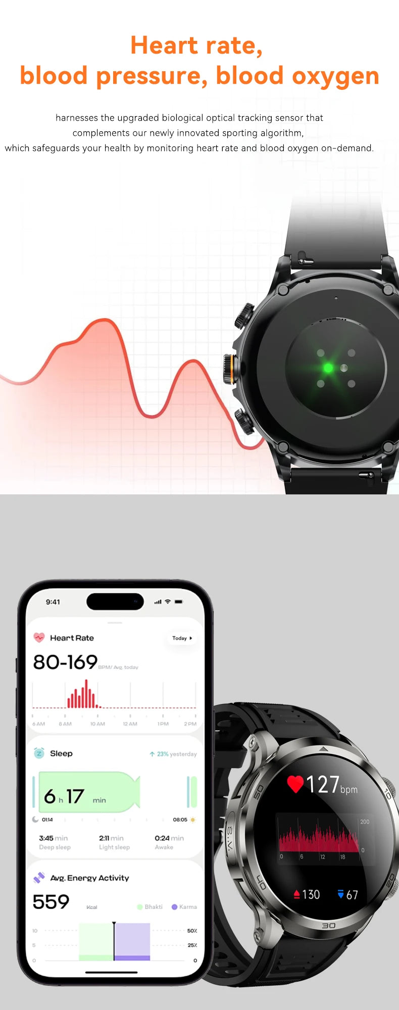 Montre Intelligente 2025 Amoled H19