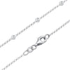 Collier Dazzle en ( Argent, Or )sterling 925 avec Moissanite