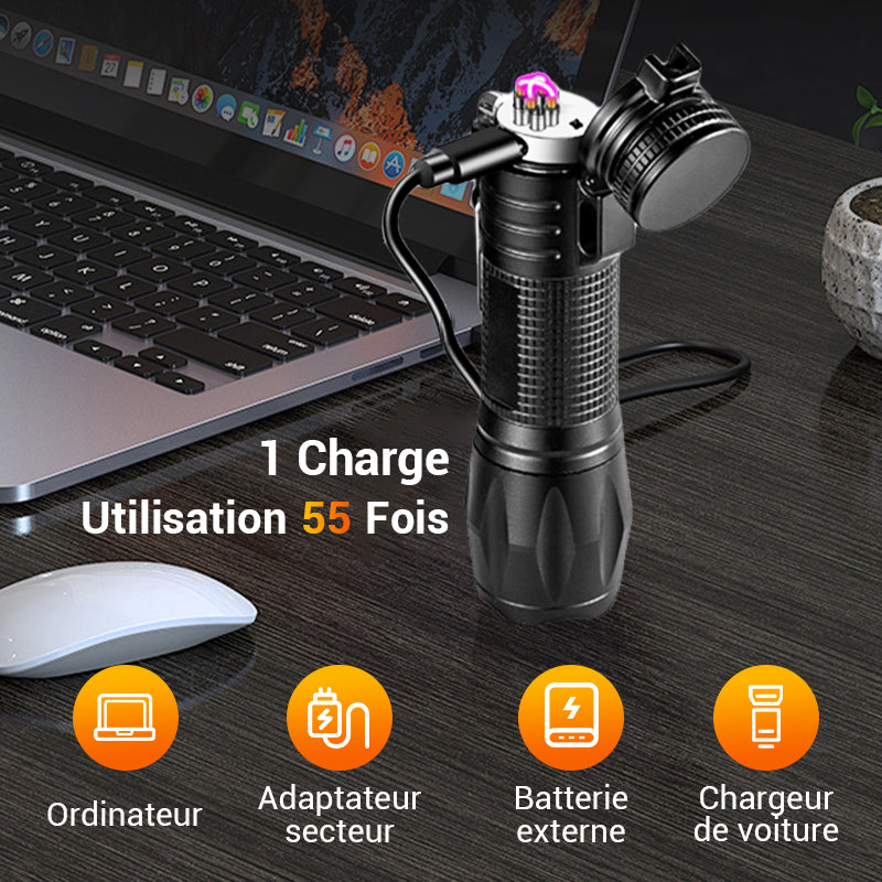 Lumière forte multifonctionnelle rechargeable