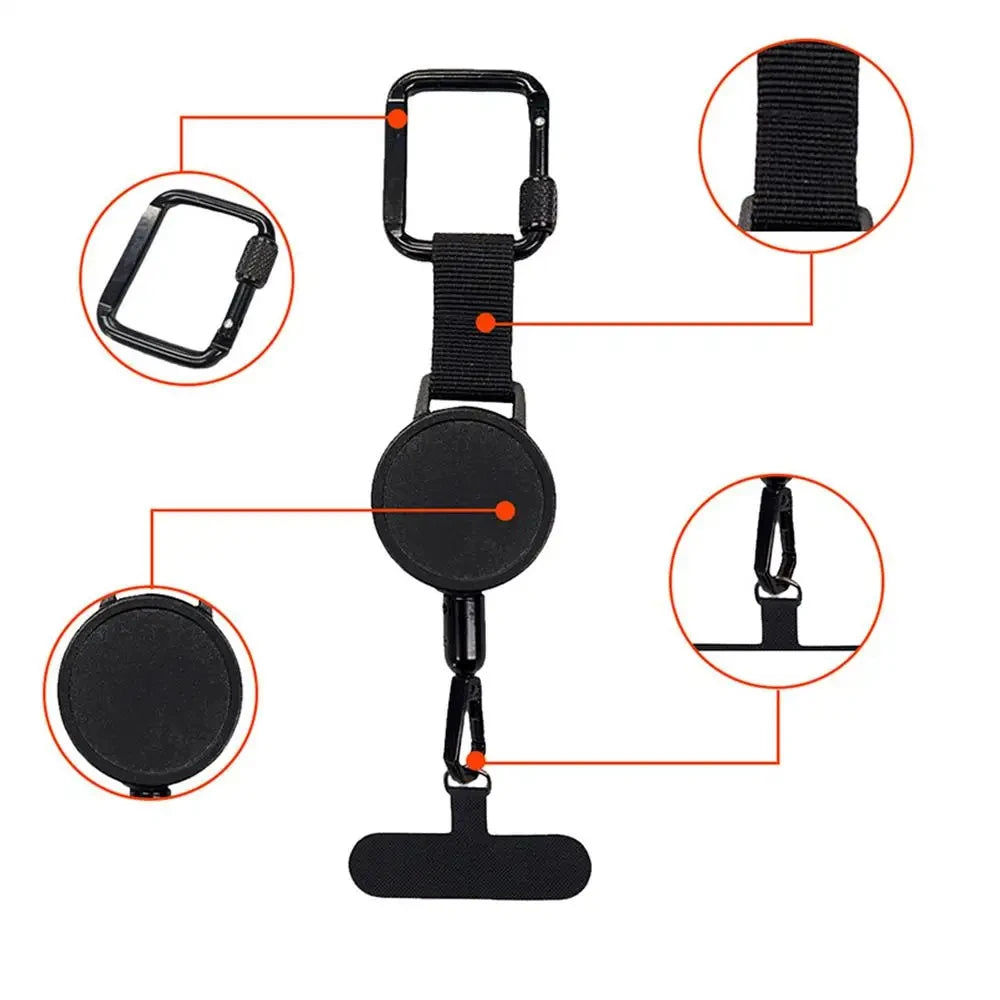 Porte-téléphone Antivol Rétractable avec Lanière