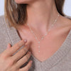 Collier Dazzle en ( Argent, Or )sterling 925 avec Moissanite