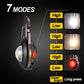 Lanterne de Poche Multifonctionnelle avec Porte-clés Mini COB LED