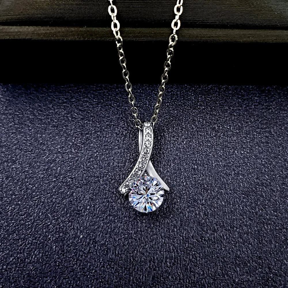 Collier Scintillant Zirconia - Le Cadeau Parfait