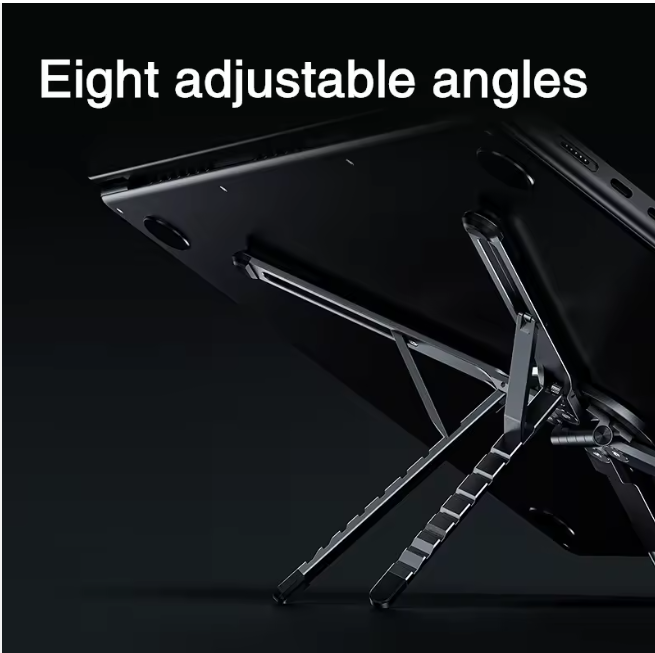 Support de Laptop Pliable et Ajustable: Un Must pour tout Bureau Mobile
