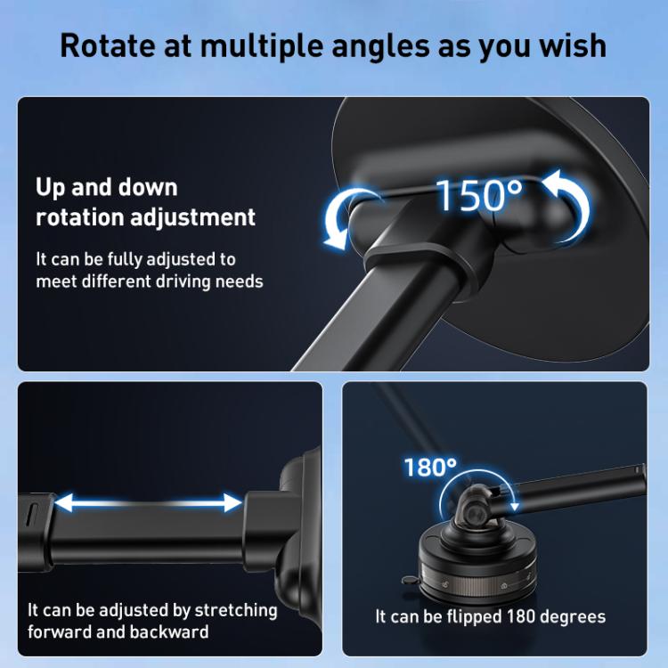 Support de téléphone universel ajustable à 360° pour voiture et bureau