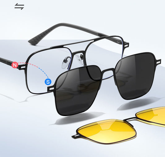 Lunettes Connectées 3-en-1 : Style, Protection & Bluetooth