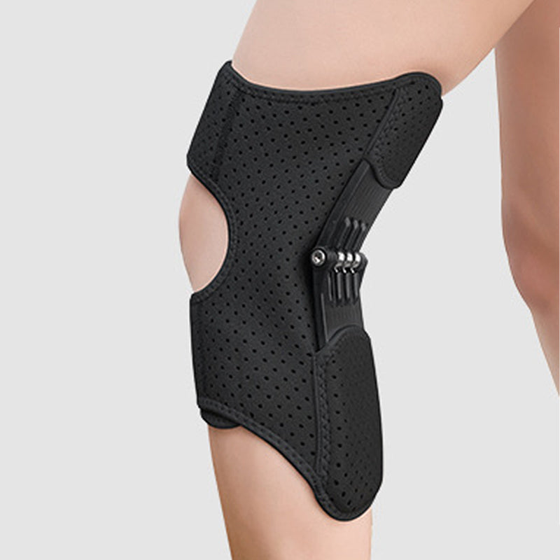 Genouillère Stabilisatrice Ajustable à Ressort - Protégez et Soutenez Vos Genoux