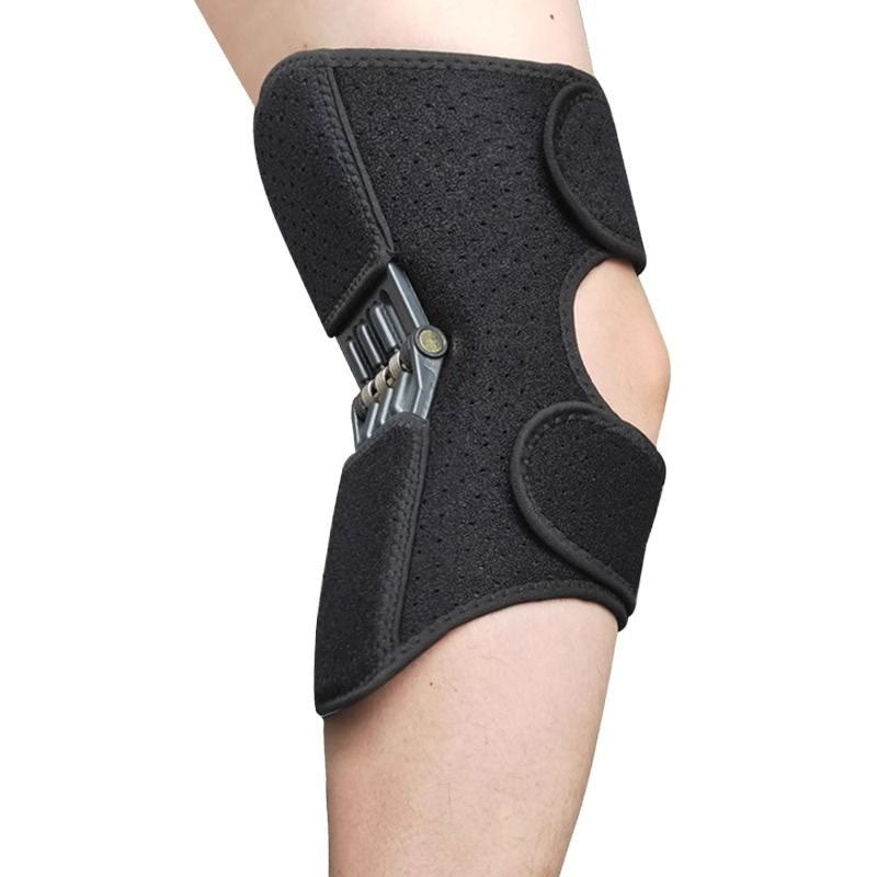 Genouillère Stabilisatrice Ajustable à Ressort - Protégez et Soutenez Vos Genoux