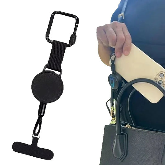 Porte-téléphone Antivol Rétractable avec Lanière
