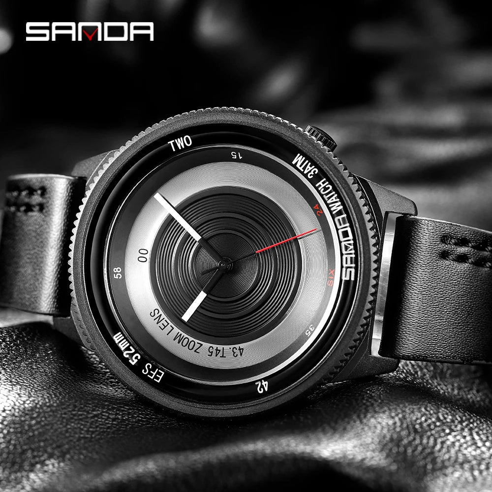 SANDA Montre Créative pour Hommes