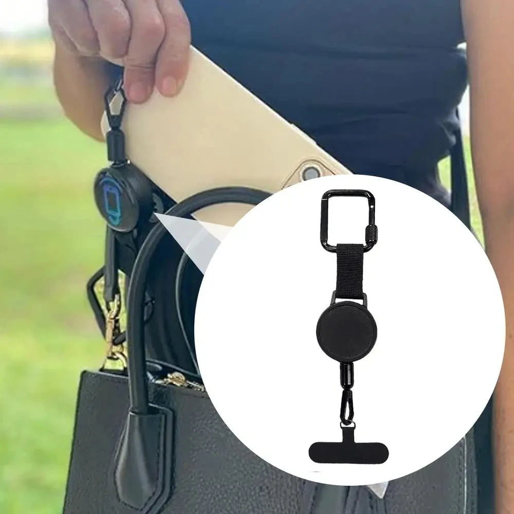 Porte-téléphone Antivol Rétractable avec Lanière