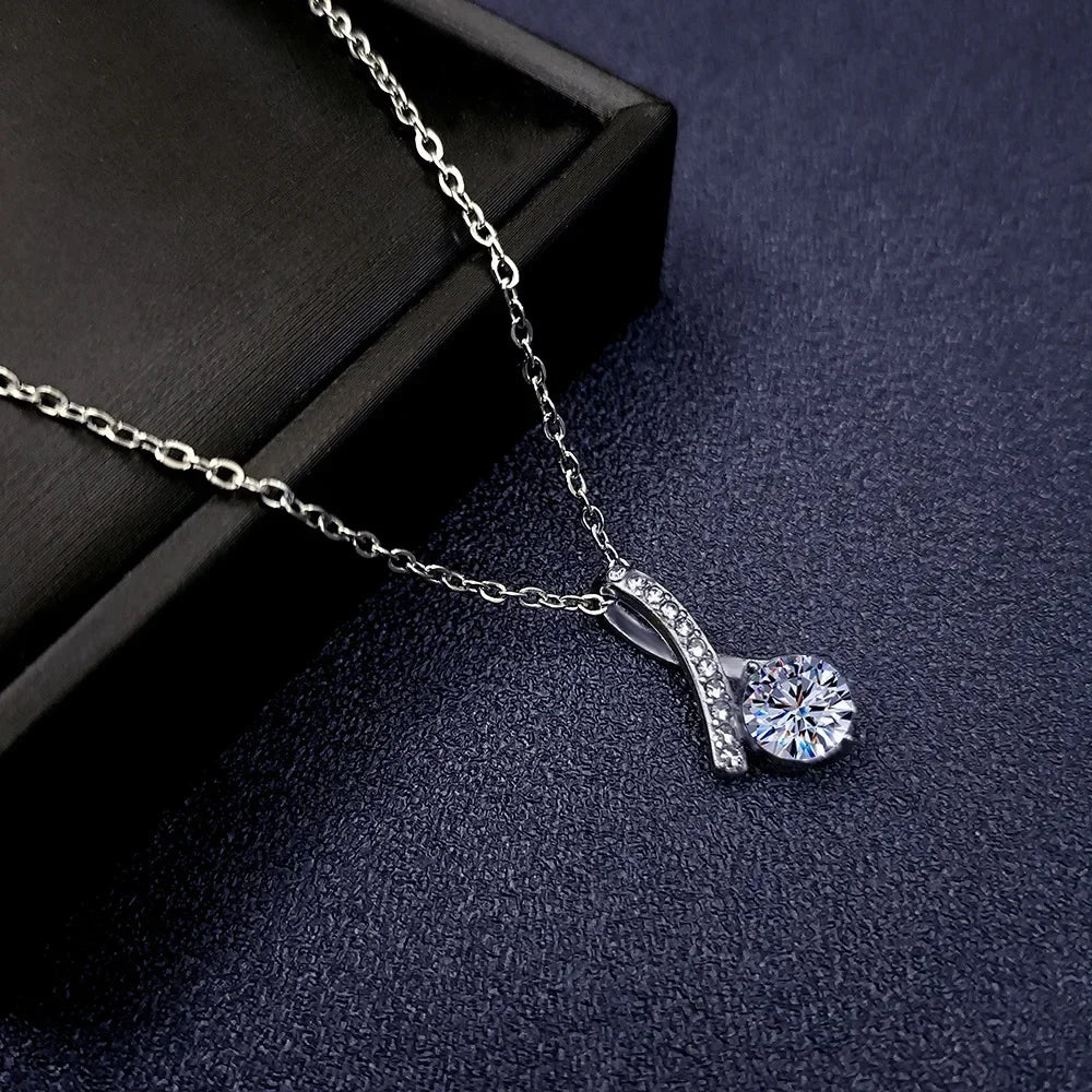 Collier Scintillant Zirconia - Le Cadeau Parfait