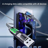 Câble de Chargement Ultra Rapide 4-en-1 en Alliage de Zinc avec Led Lumineuse