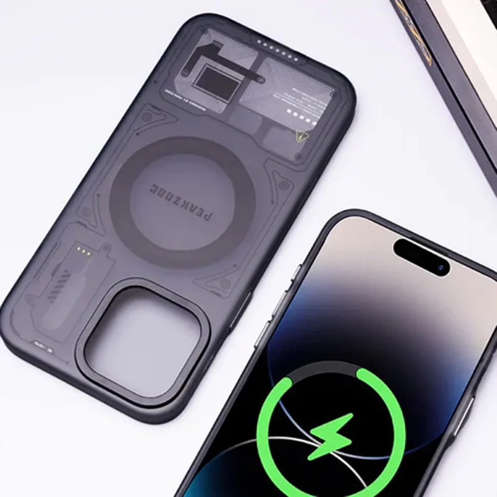 Peakzooc Coque de Téléphone Personnalisée et Multifonctionnelle pour iPhone et Samsung