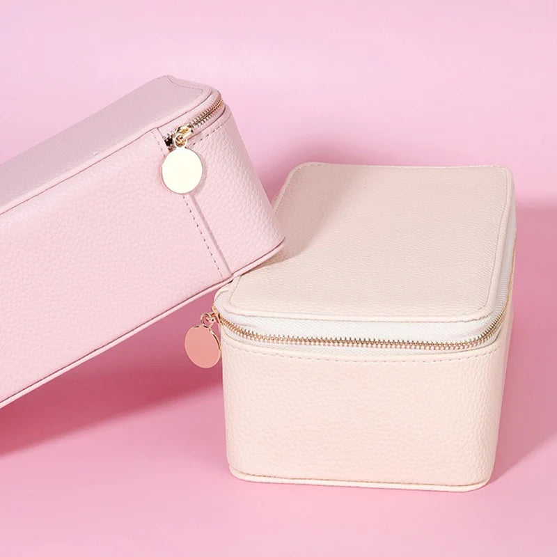 Boîte de Rangement Voyage pour Bijoux - Avec Sac Séparé