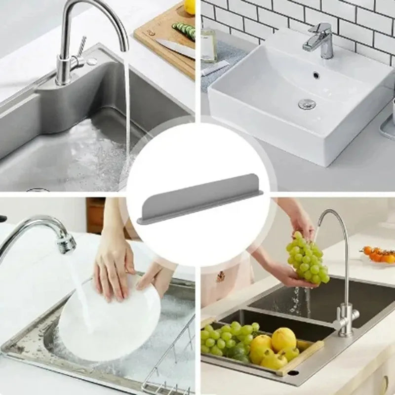 Garde-Eclaboussures de Lavabo Réutilisable en Silicone