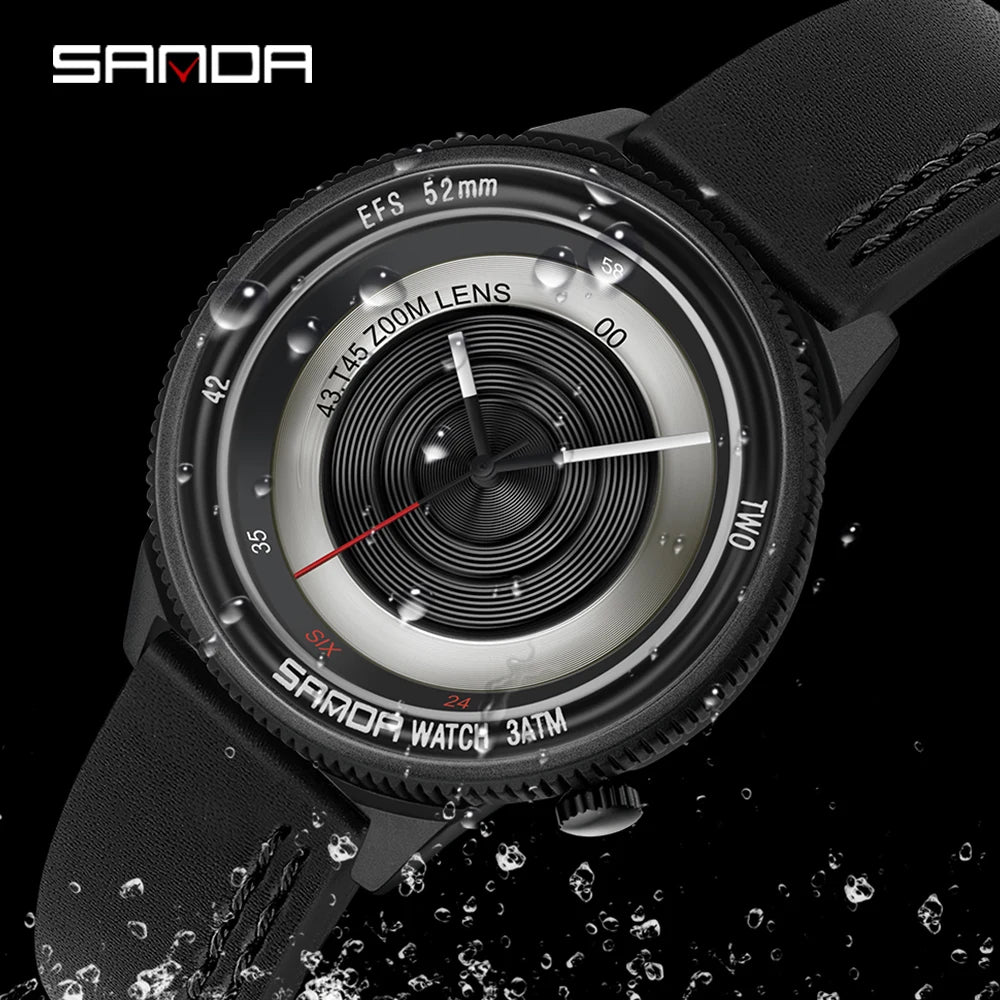 SANDA Montre Créative pour Hommes