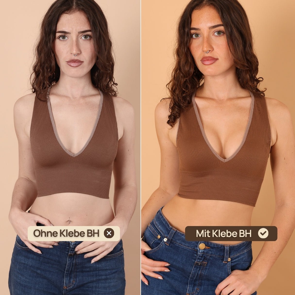 Élégance estivale: Soutien-gorge Adhésif Push-up Sans Bretelles™